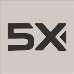 5X logo